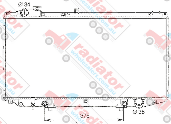 RW277354A Radiator